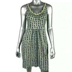 Boden Jersey Polka Dots Driftwood Sienna Dress Size 4R